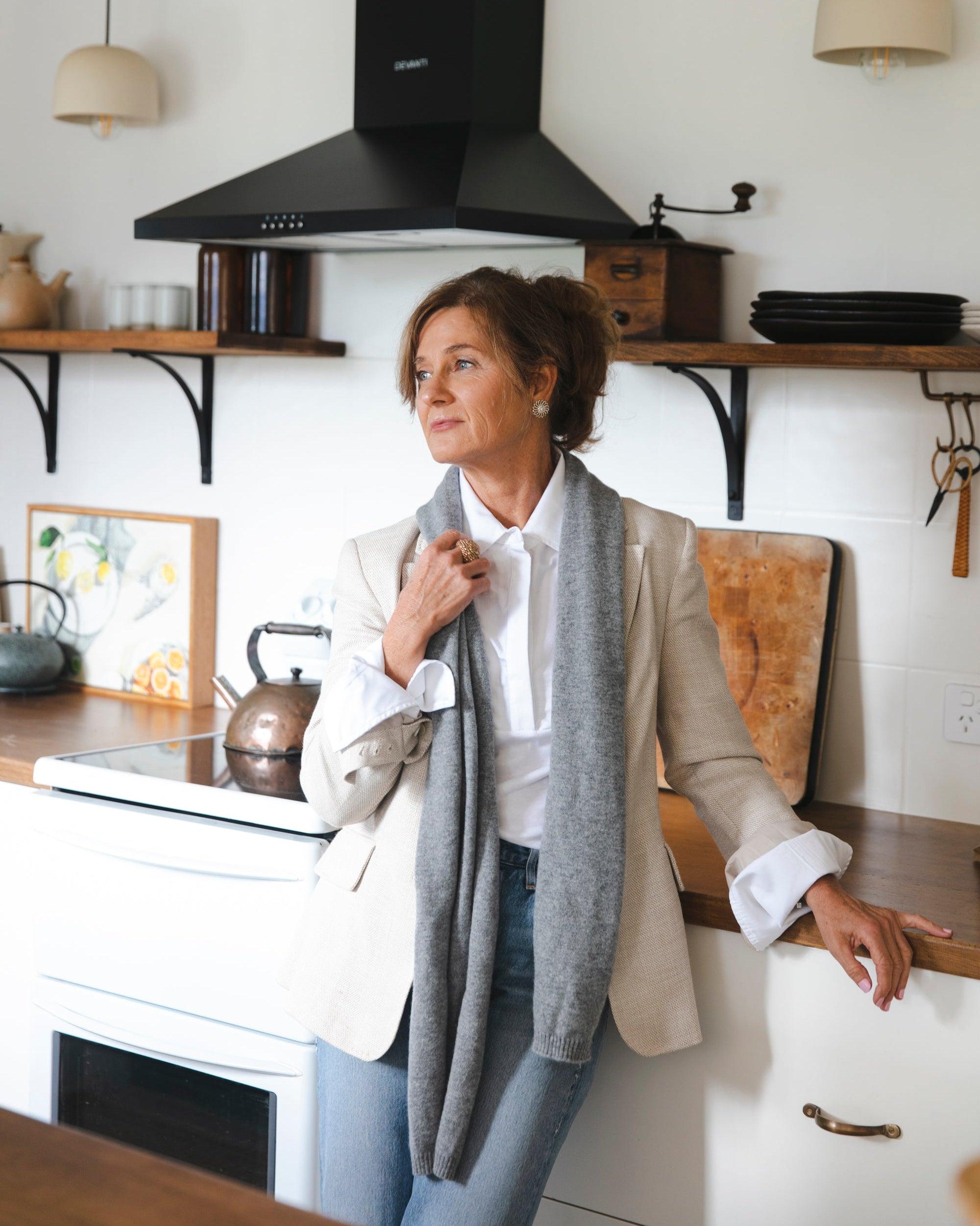 Meja Everyday Cashmere Scarf - Ash