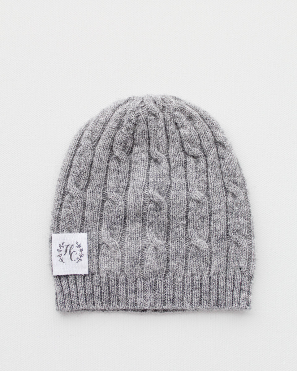 Sashiki サシキ Baby Cashmere knit cap Gray Sashiki サシキ Baby Cashmere knit cap Gray 【公式通販】