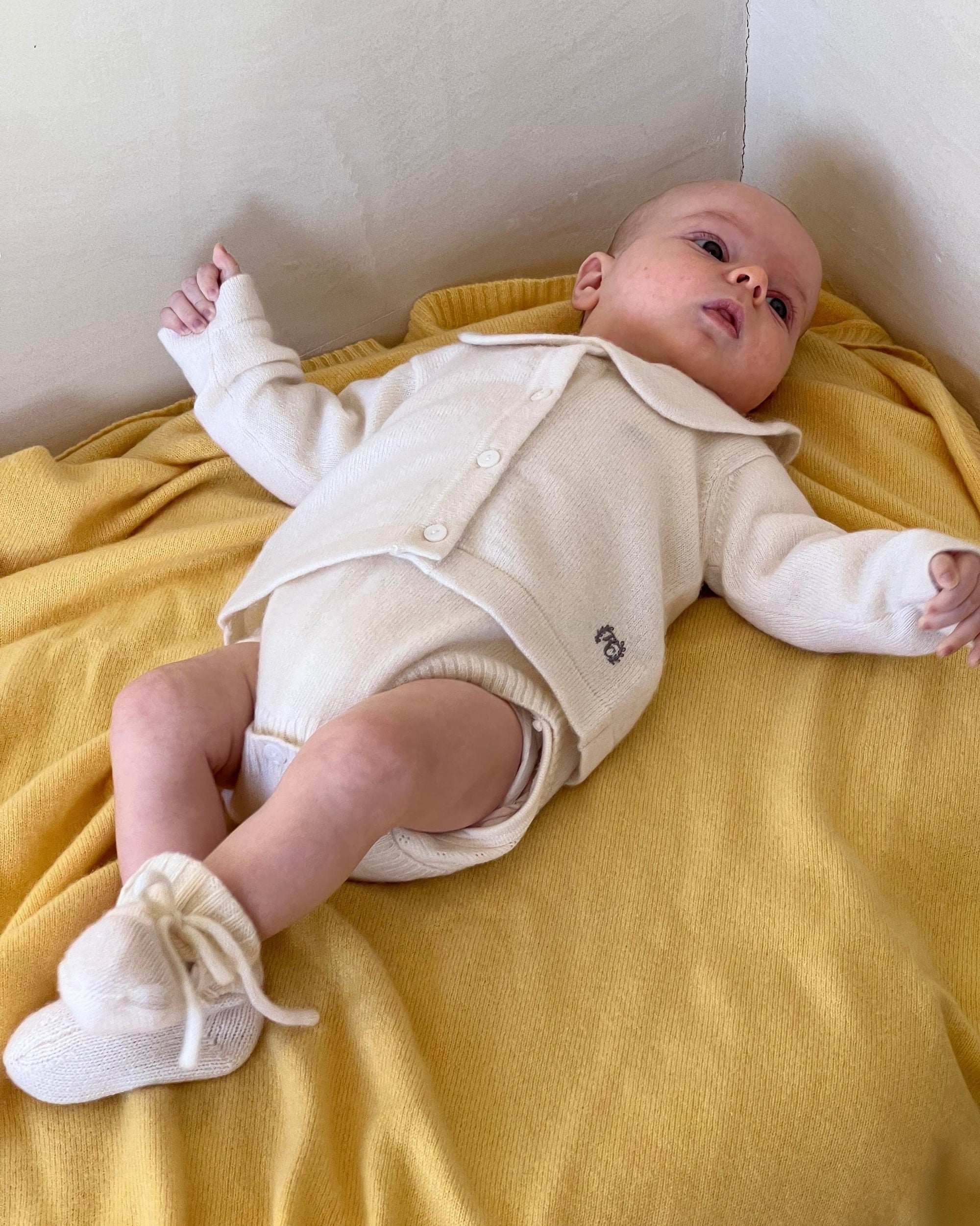 Cashmere Baby Cardigan - Heirloom Cashmere Australia