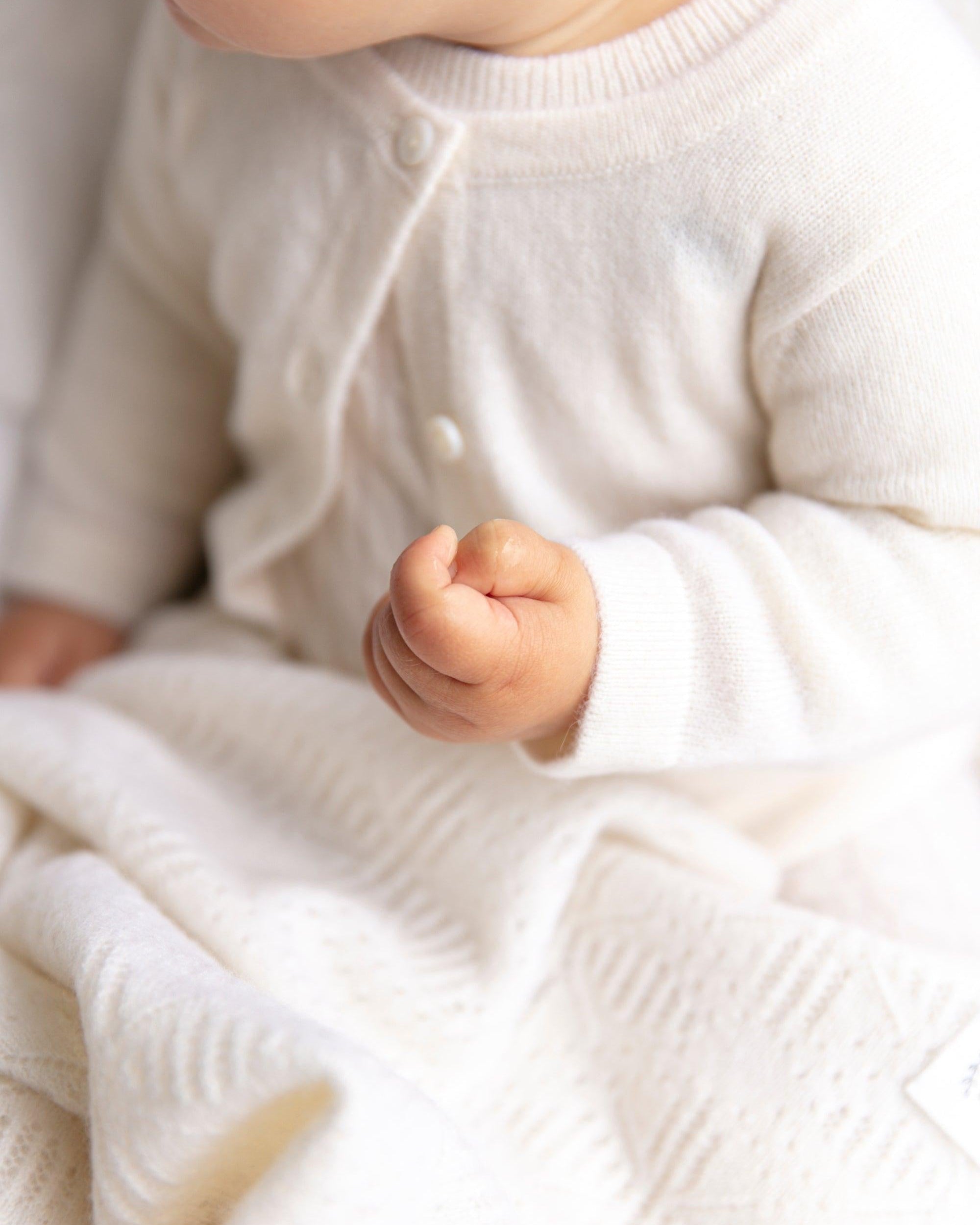 Cashmere Baby Cardigan - Heirloom Cashmere Australia