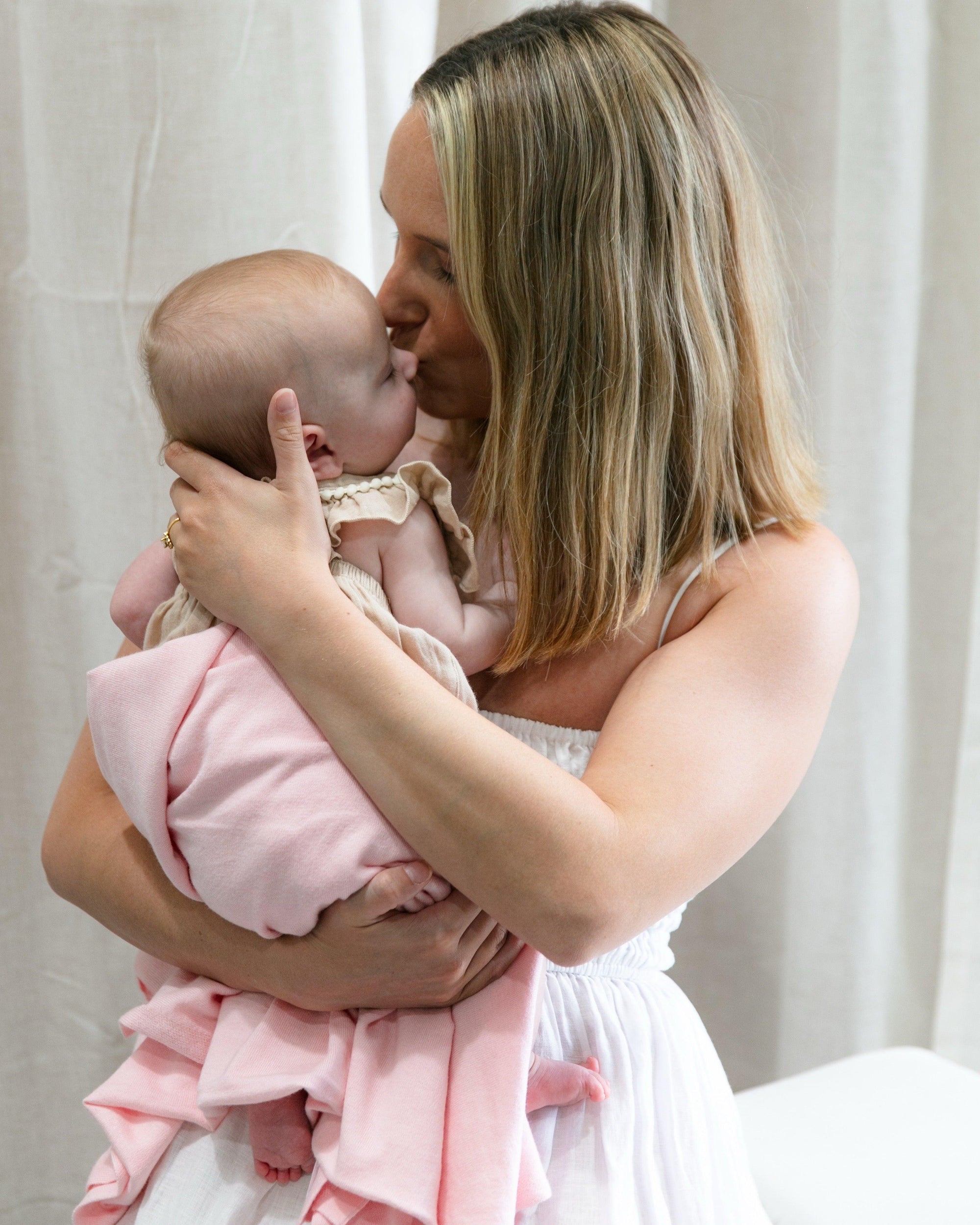 cotton cashmere wrap heirloom cashmere soft pink 3