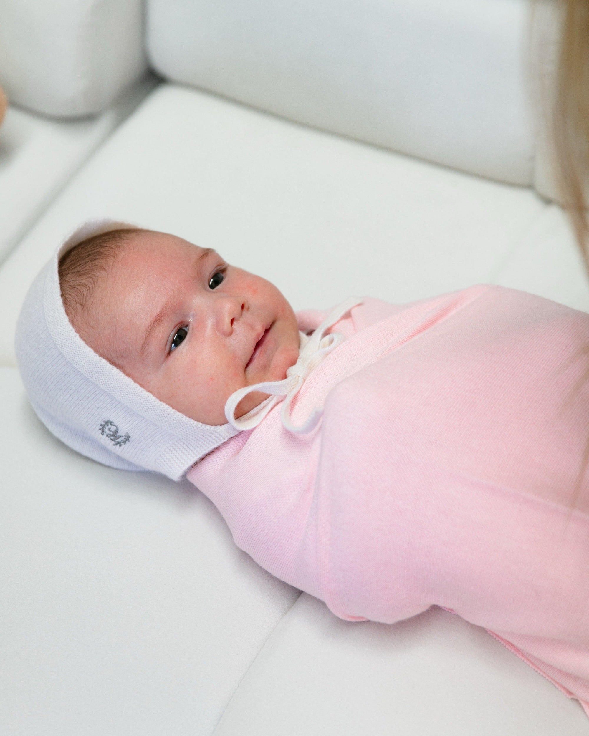 cotton cashmere wrap heirloom cashmere soft pink 5