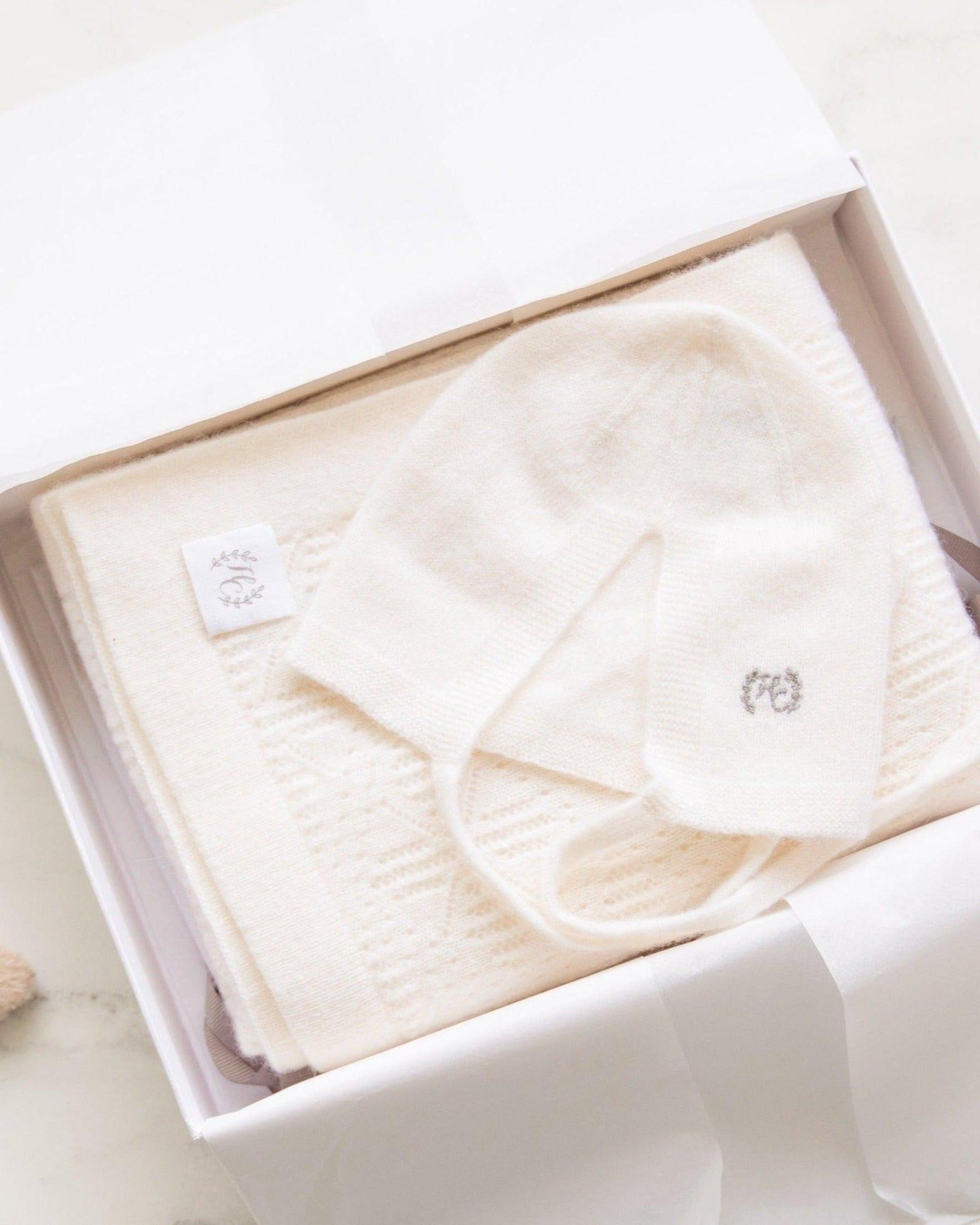 Hello Baby Box - Snowflake - Heirloom Cashmere Australia
