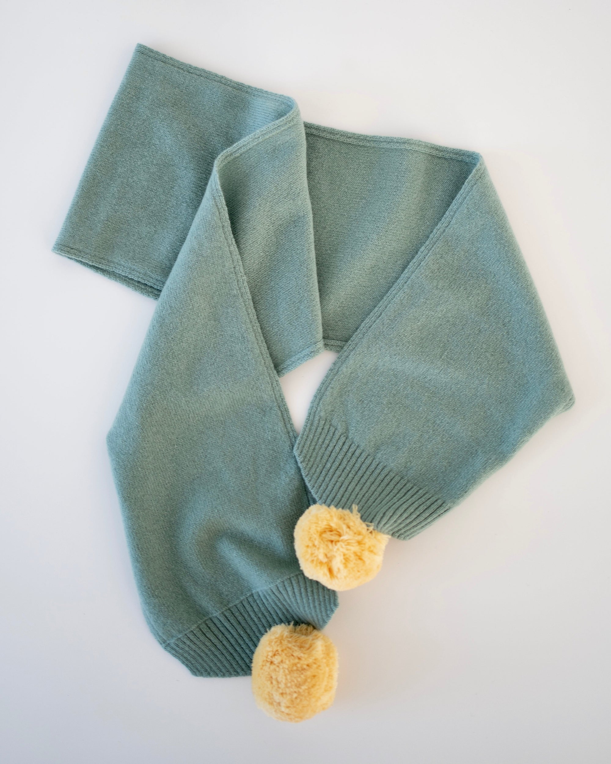 cashmere kids pompom scarf