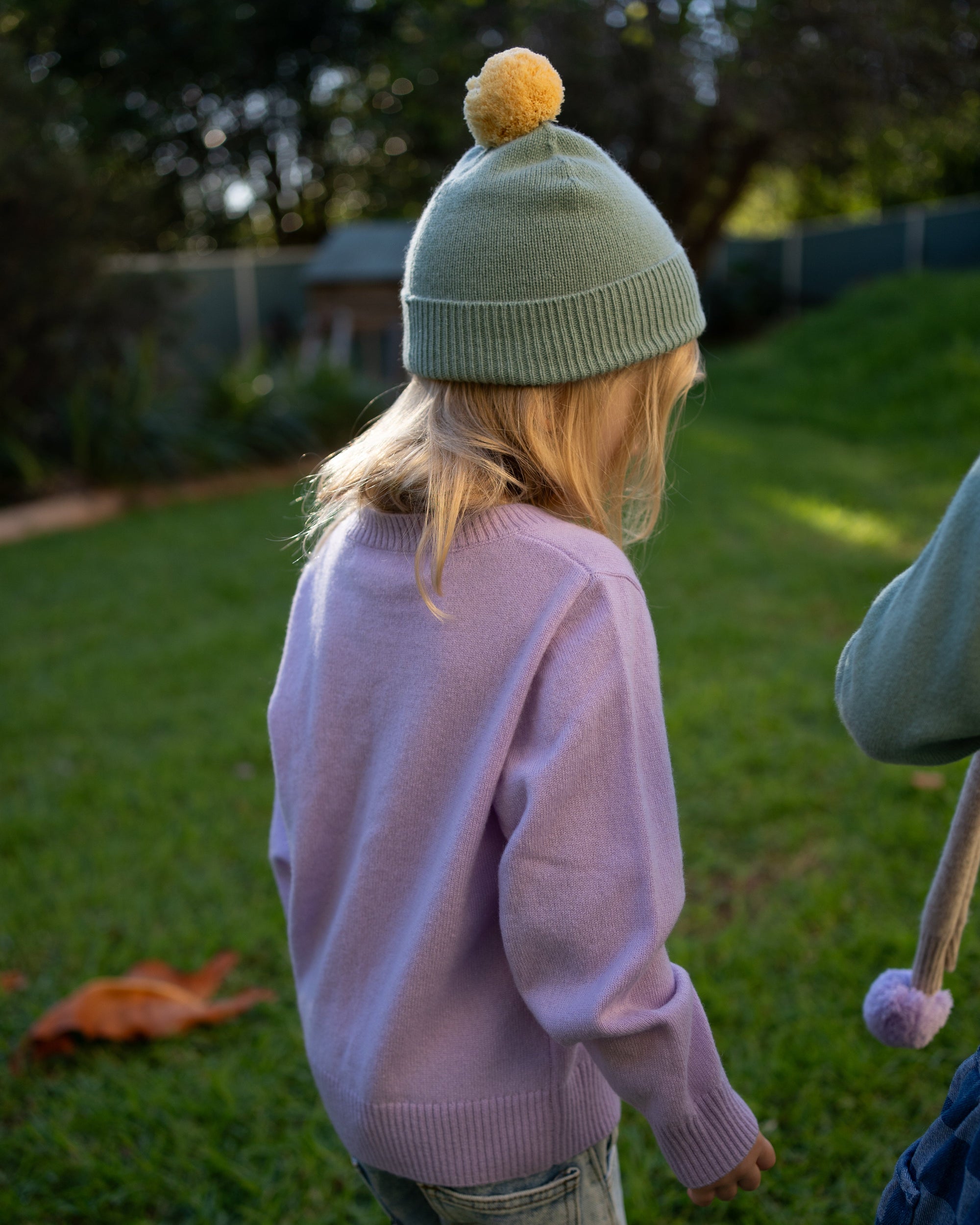 cashmere kids sweater lavender 2