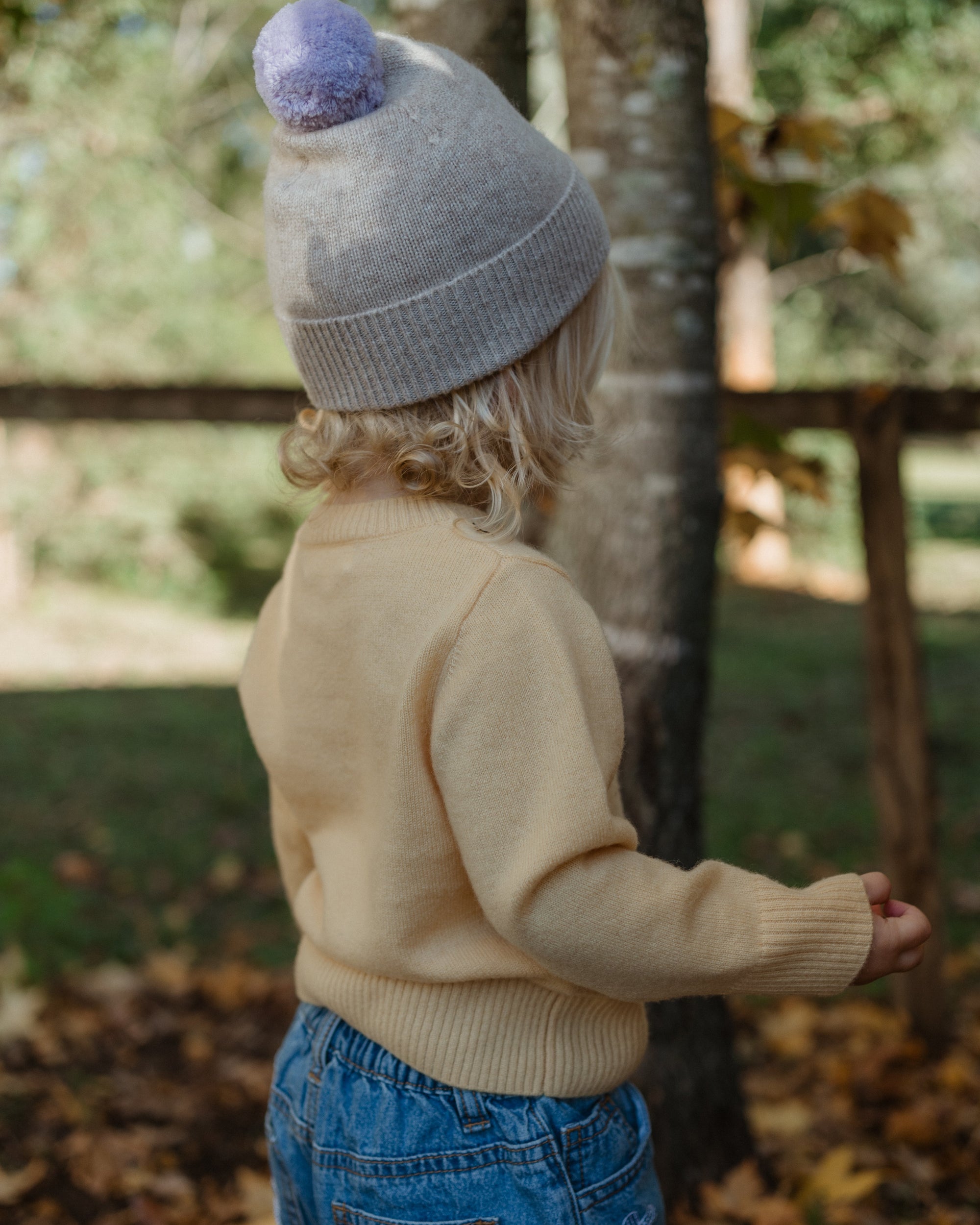 cashmere kids sweater lemon 3