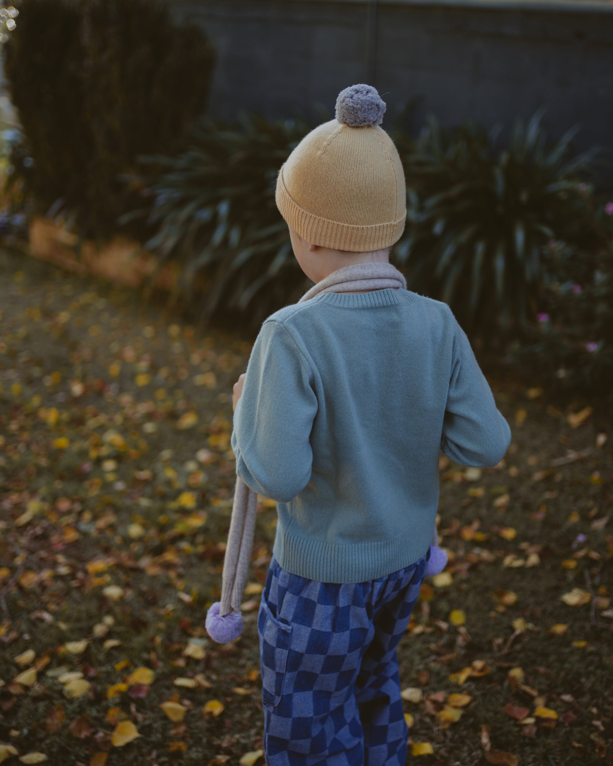 cashmere pom-pom beanie 2