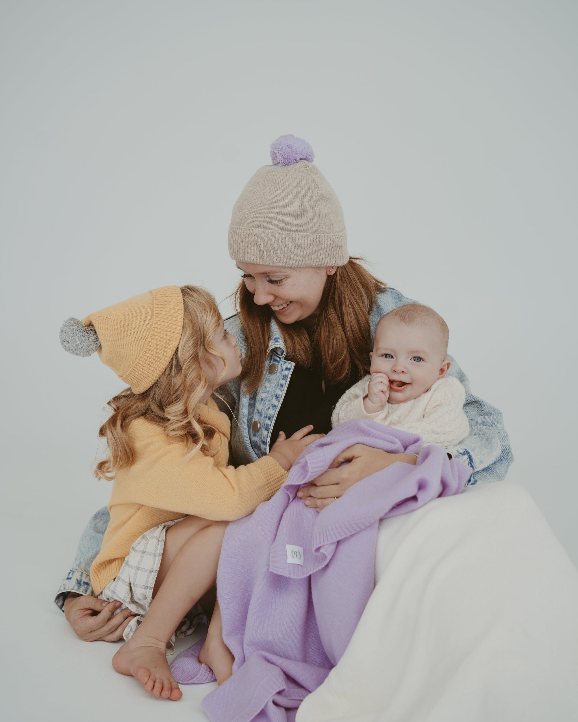 cashmere pompom beanie 4