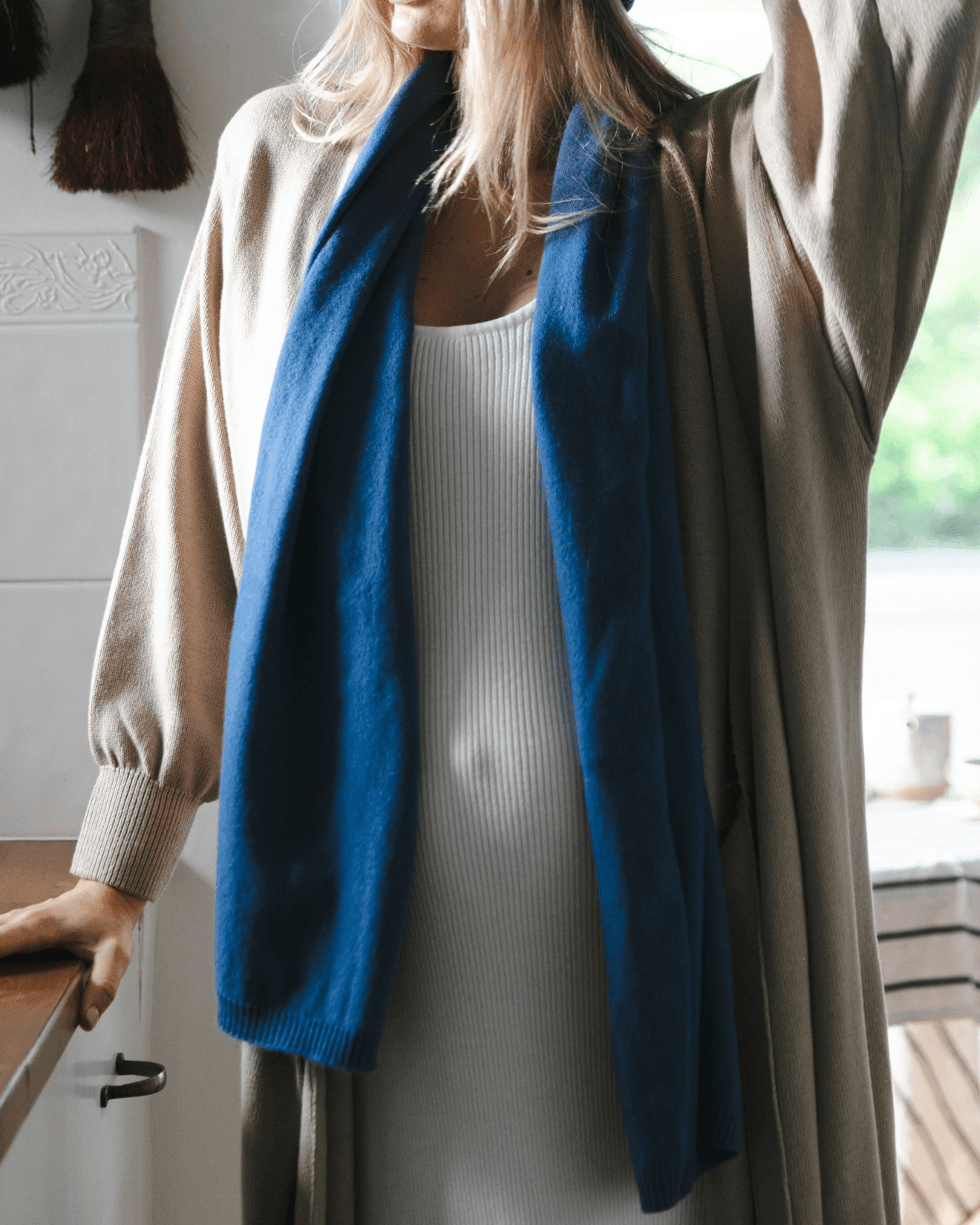Meja Everyday Cashmere Scarf - Indigo - Heirloom Cashmere Australia