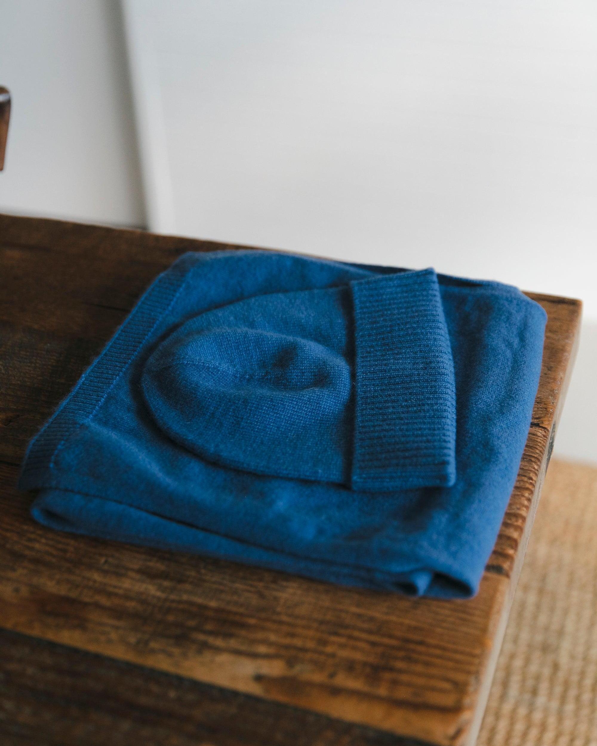 Meja Everyday Cashmere Scarf - Indigo - Heirloom Cashmere Australia