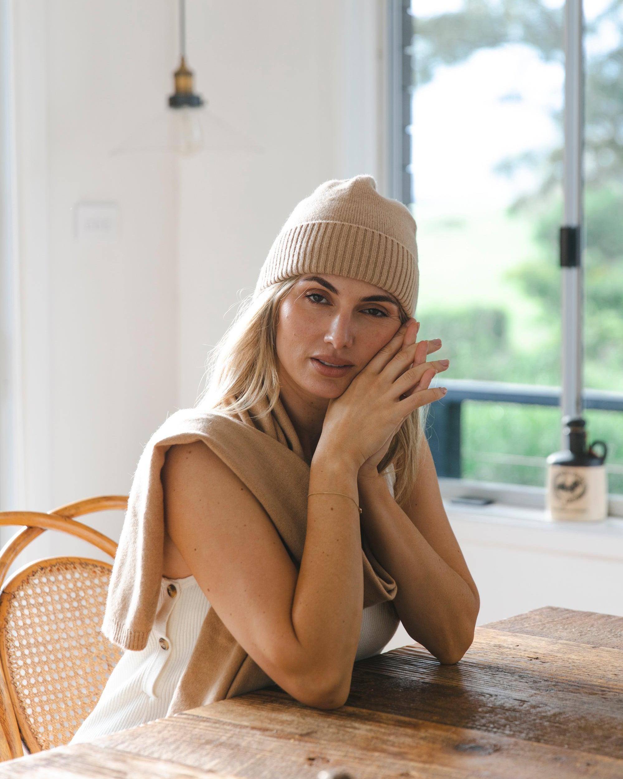 Meja Everyday Cashmere Scarf - Toffee - Heirloom Cashmere Australia
