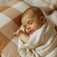Vintage Cashmere Baby Blanket - Leaf - Heirloom Cashmere Australia