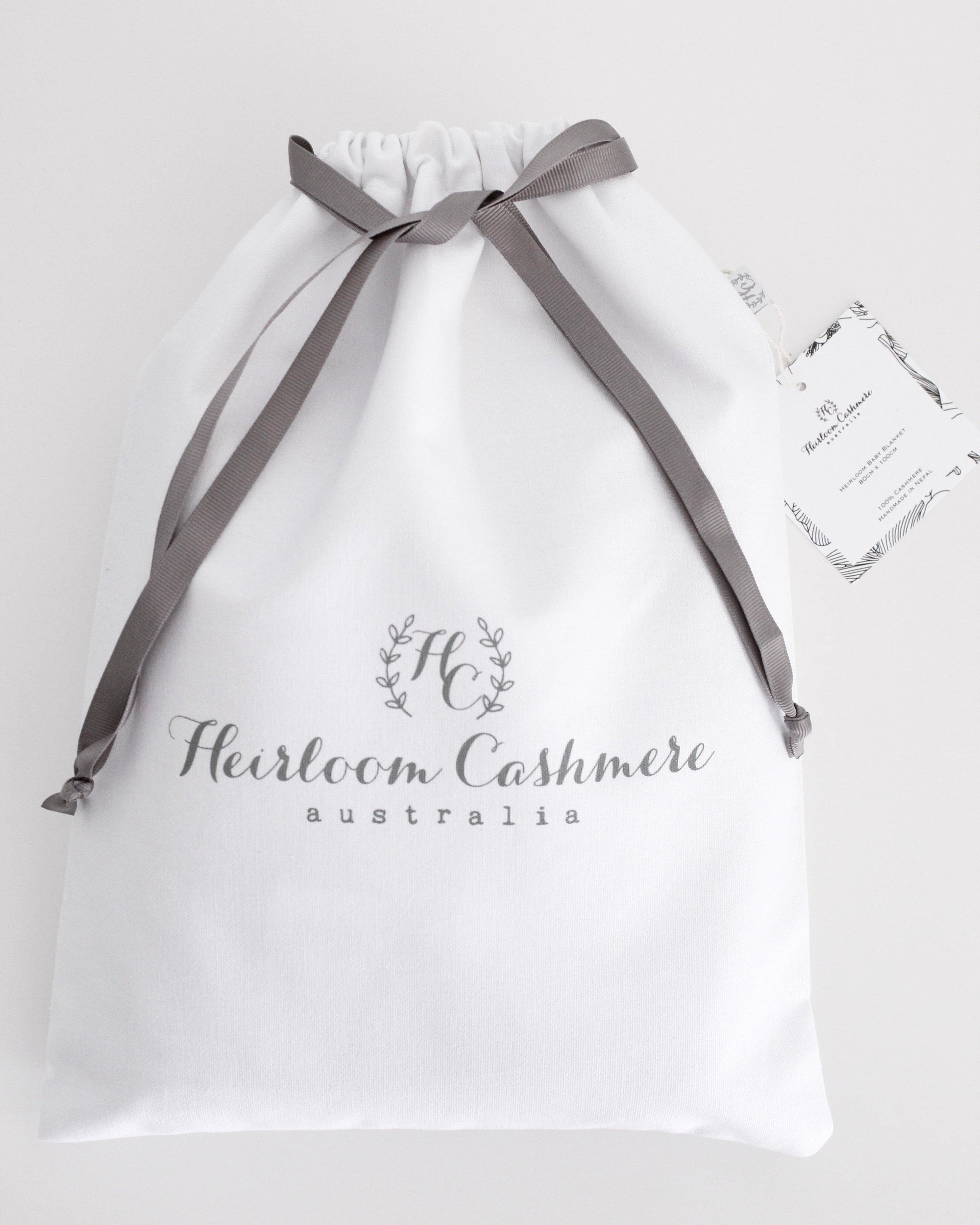 Sofia Cashmere Scarf - Ash - Heirloom Cashmere Australia